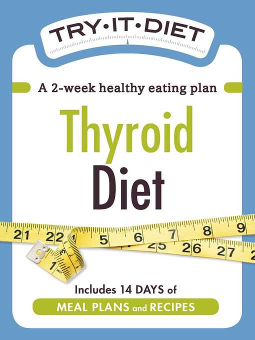 Title details for Try-It Diet: Thyroid Diet by Adams Media - Available